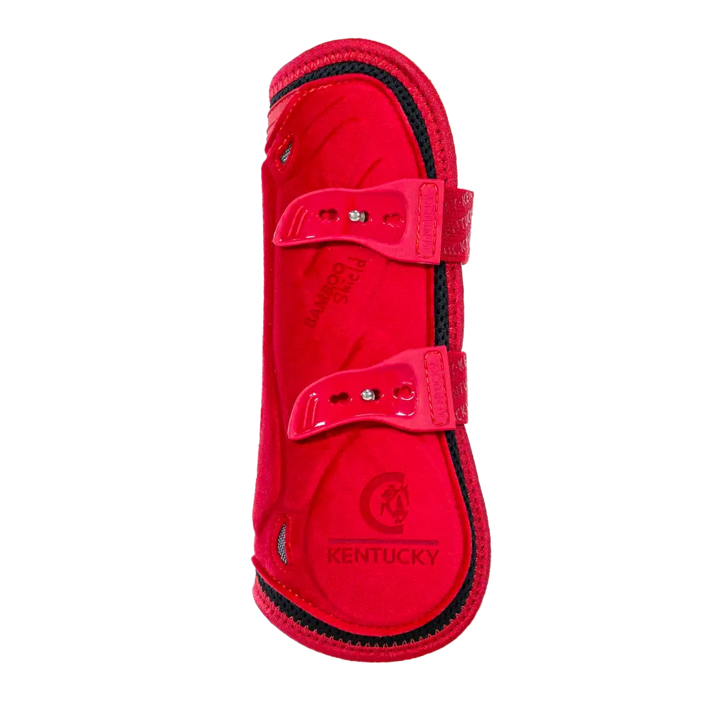 Ногавки передні Bamboo Elastic Velvet Red від Kentucky Horsewear