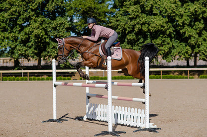 Комплект Equestrian Stockholm Pink Crystal вушка та вальтрап