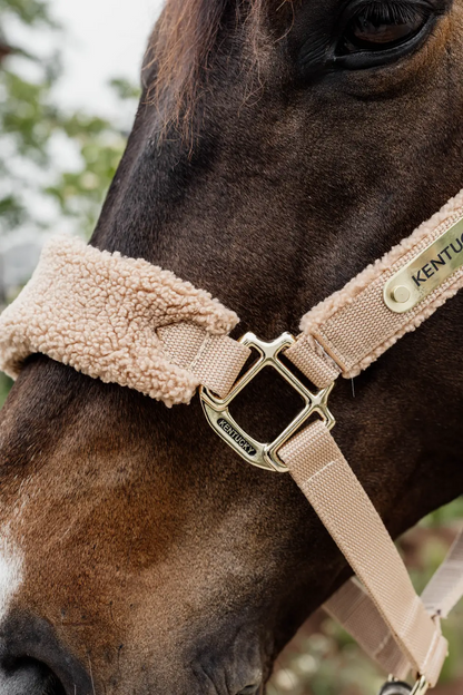 Недовуздок Teddy Fleece Beige від Kentucky Horsewear