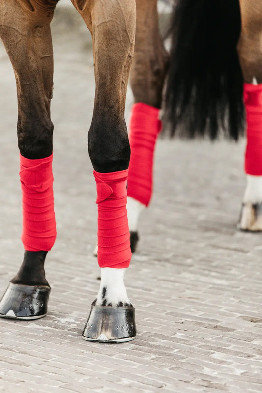 Бинти флісові Velvet Red від Kentucky Horsewear